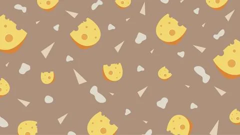 Cheese Sausage Roll Background Stock Illustration