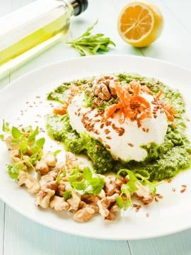 Cheese with sause Stock Photos