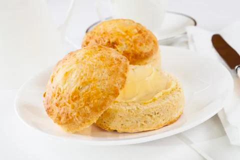 Cheese scones Stock Photos