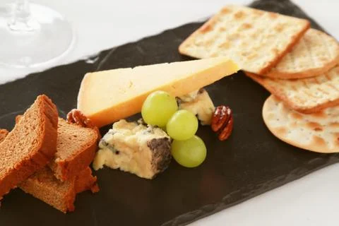 Cheese selection appetizer starter Stock Photos