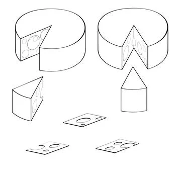 Cheese set Иллюстрация