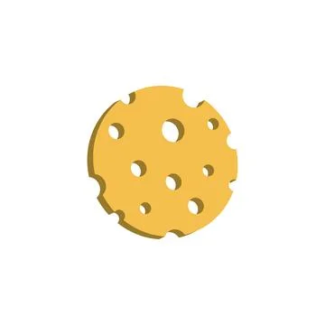 Cheese slice icon Stock Illustration