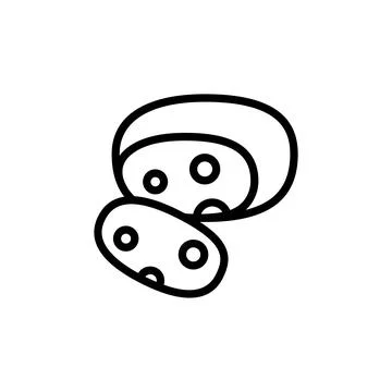 Cheese slice icon. Simple line, outline illustration elements of dairy product 스톡 일러스트