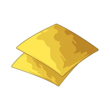 Cheese slice illustration Stock Illustration