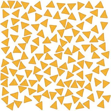 Cheese slice pattern on white background. Great for wallpaper, web background Stock Illustration