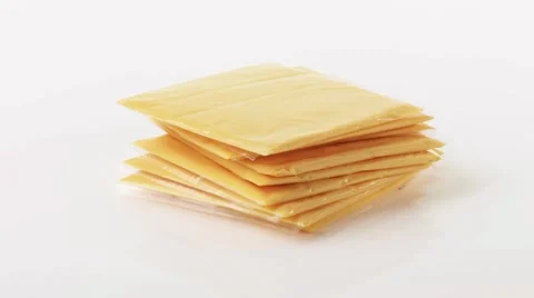 Cheese slices Video stock 8571892
