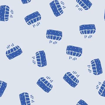 Cheese smoked glyph seamless pattern Stock Illustration