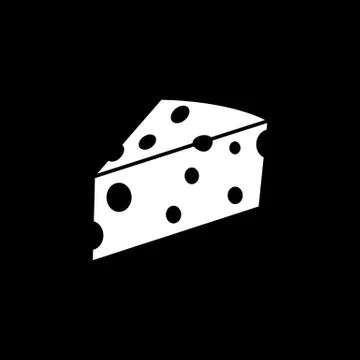 Cheese solid icon, food drink elements Stock Illustration