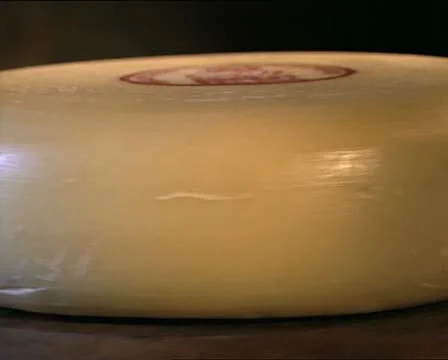 CHEESE spinning italian cheese Stock Footage