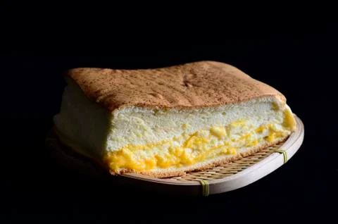 Cheese sponge cake Foto stock