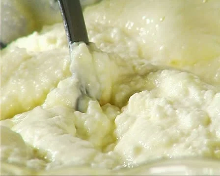 Cheese stuffing preparation Stock Footage