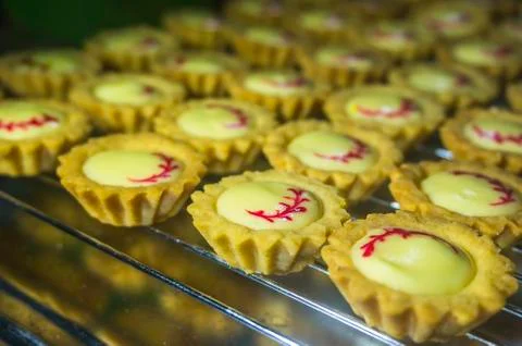 Cheese tart Foto stock
