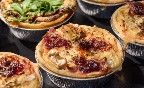 Cheese Tarts Stock Photos