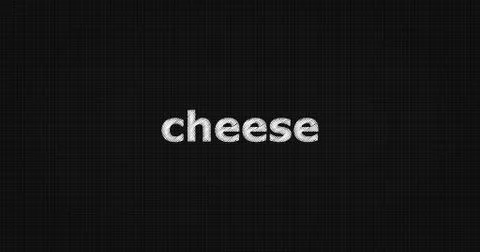 CHEESE text on board Illustrazione stock