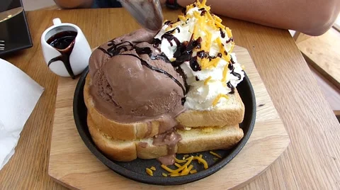 Cheese toast Stock Footage 52931699