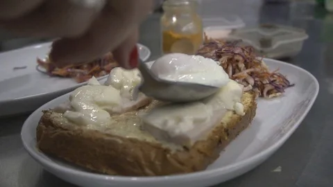 Cheese toast Stock Footage 101615076