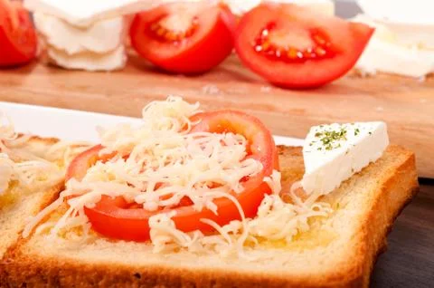 Cheese toast Stock Photos