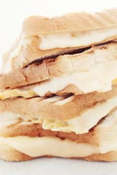 Cheese toast Stock Photos