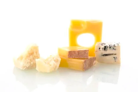 Cheese variation. Stock Photos