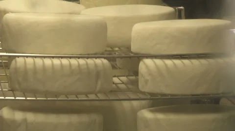 Cheese vault 스톡 동영상 1006898
