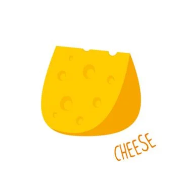 Cheese vector illustration isolated Stock Illustration