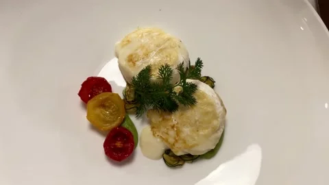 Cheese with vegetables and tomato Stock Footage 232393689