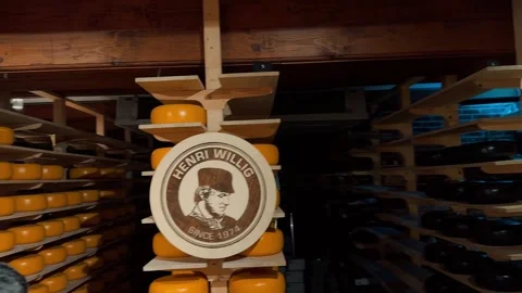 Cheese warehouse 1 (Editorial) Stock Footage 323522723