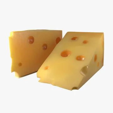 Cheese Wedge 2 3D Model