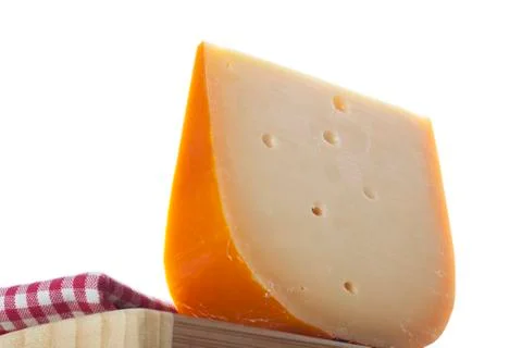 Cheese wedge Foto stock