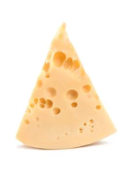 Cheese on a white background Foto stock