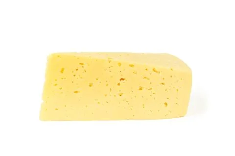 Cheese on a white background Stock Photos