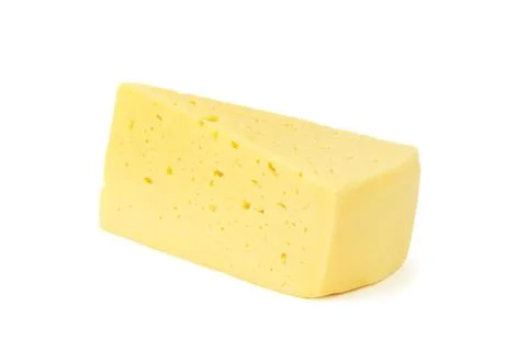 Cheese on a white background Stock Photos