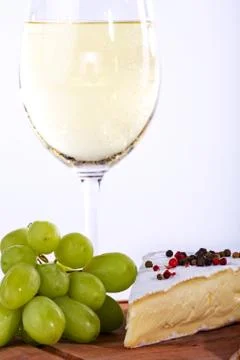 Cheese with wine Stock-Fotos