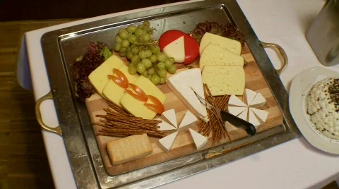 Cheeseboard 스톡 동영상 660540