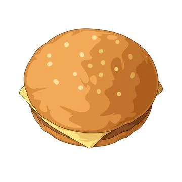 Cheeseburger illustration Stock Illustration