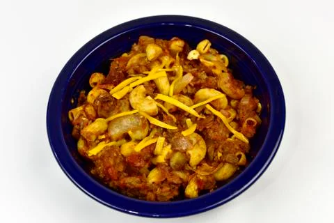 Cheeseburger Macaroni Stock Photos