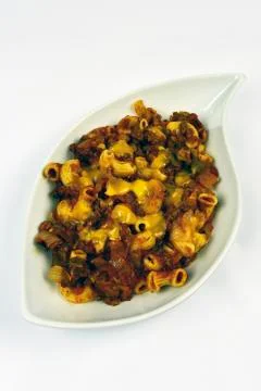 Cheeseburger Macaroni Stock Photos