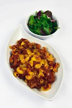 Cheeseburger Macaroni Stock Photos