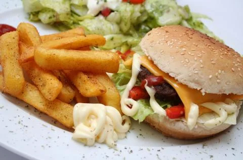Cheeseburger Stock Photos