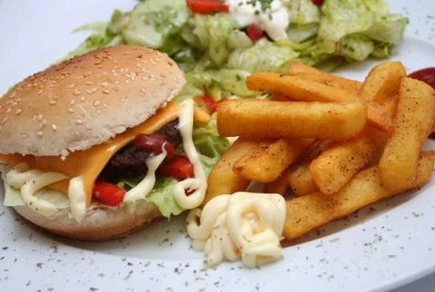 Cheeseburger Stock Photos