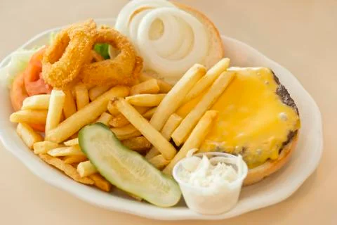Cheeseburger Stock Photos