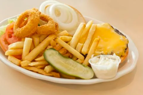 Cheeseburger Stock Photos