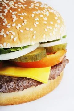 Cheeseburger Foto stock
