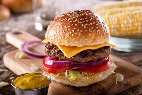 Cheeseburger Stock Photos