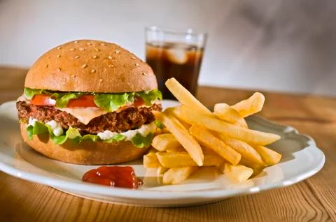 Cheeseburger Stock Photos