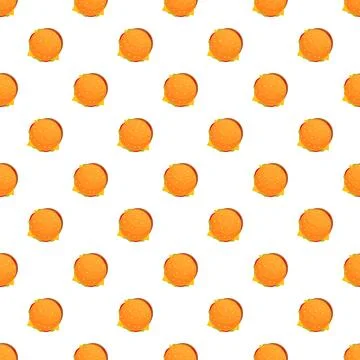 Cheeseburger seamless repeating pattern on white background Stock Illustration