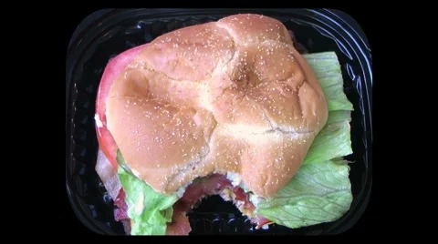 Cheeseburger Time Lapse Stock Footage 8599228