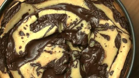 Cheesecake Chocolate Stock Footage