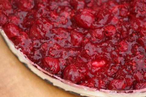 Cheesecake close-up Stock Photos