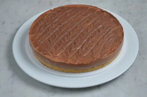 Cheesecake de nutella Stock Photos